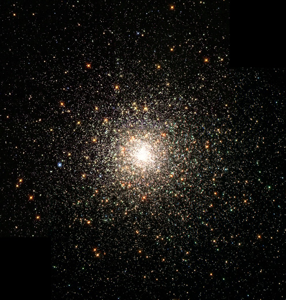 M80-NGC6093 Globular cluster one of the densest @28 K lt-yr, 100k+ stars, ~15Gig yr old_HST_1July1999 NASA+THHT+STScI+AURA_GPN-2000-000930_990w