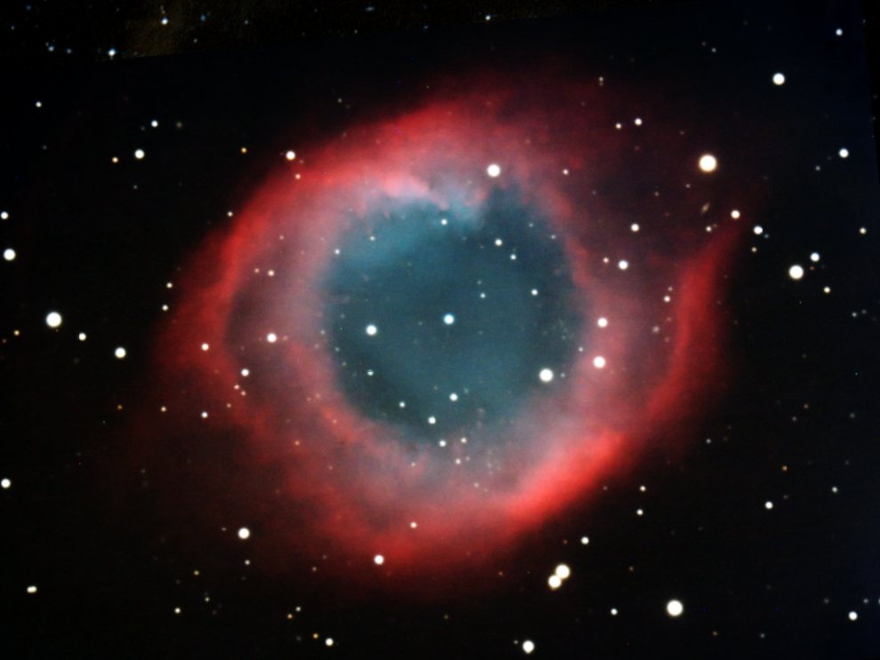 NGC7293 - Helix Planetary Nebula in Aquarious with white dwarf @700ly (unknown filter 2)